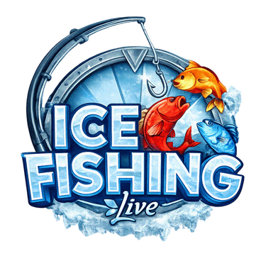 Ice Fishing zimski ribolovni avtomat z bonus mini igro in nagradno mehaniko